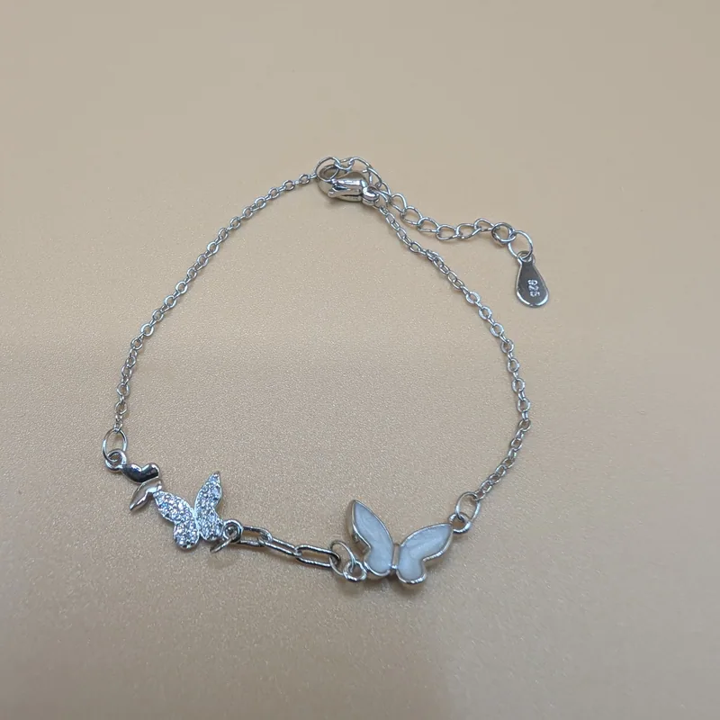 Butterfly Bracelet — 925 Silver