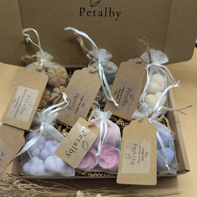 Gift Box of 6 Wax Melts — Petalby