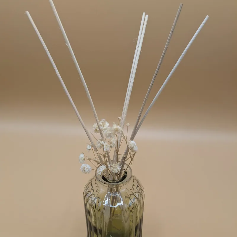 Green Ribbed Reed Diffuser - Medium