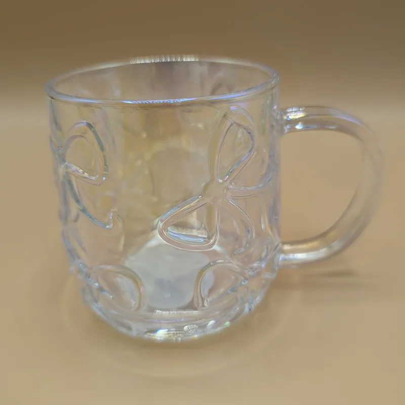 Iridescent Bow glass Mug