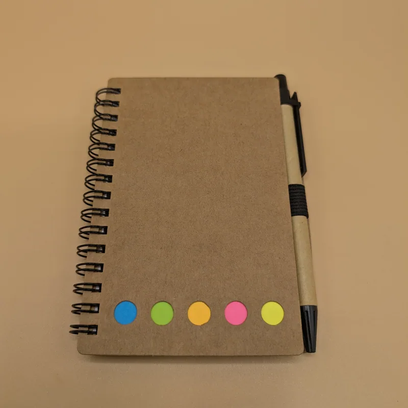 Kraft Pocket Notepad & Pen Set