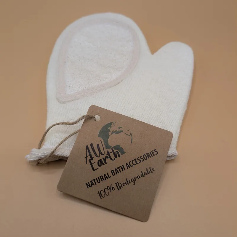 Natural Loofah Body Scrubs - Glove — Ancient Wisdom