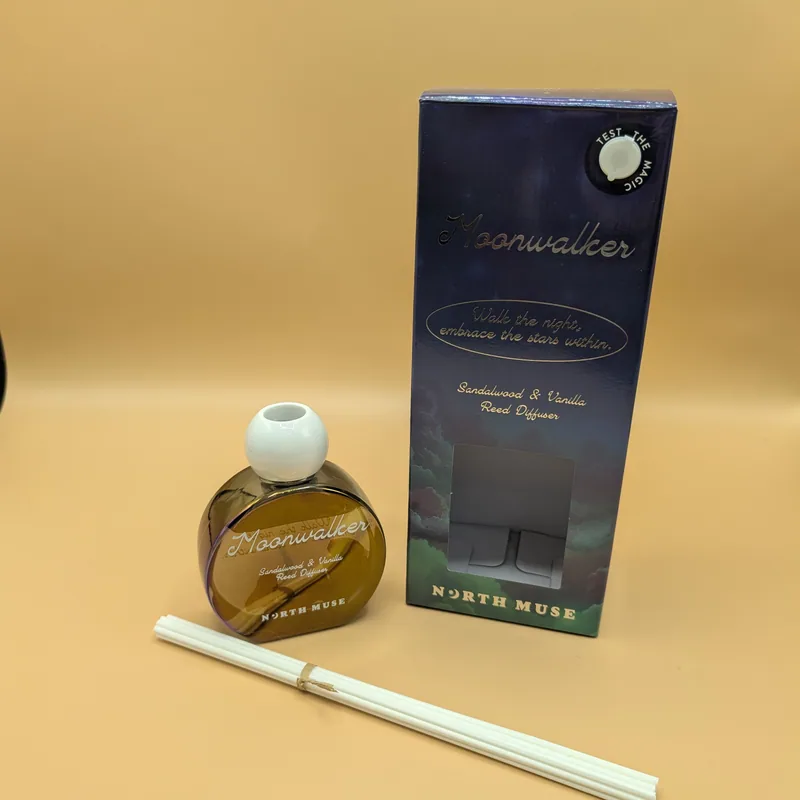 North Muse Moonwalker Sandalwood & Vanilla Reed Diffuser — North Muse
