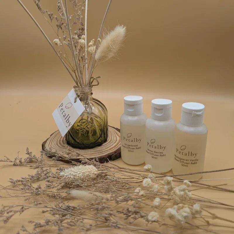 Reed Diffuser Gift Set - green — Petalby