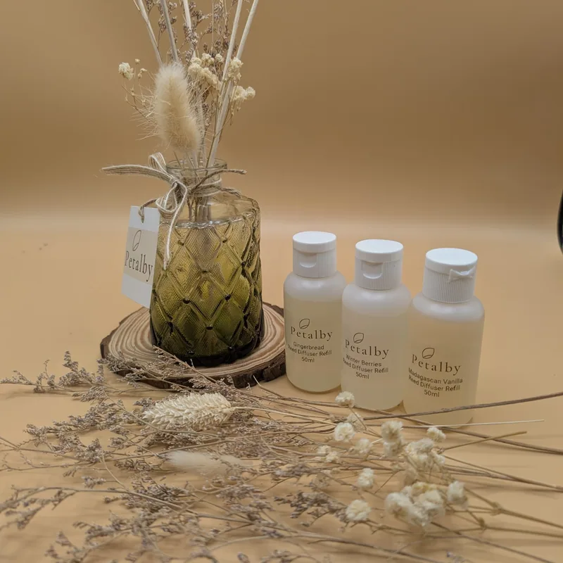 Reed Diffuser Gift Set - Scales - Green — Petalby