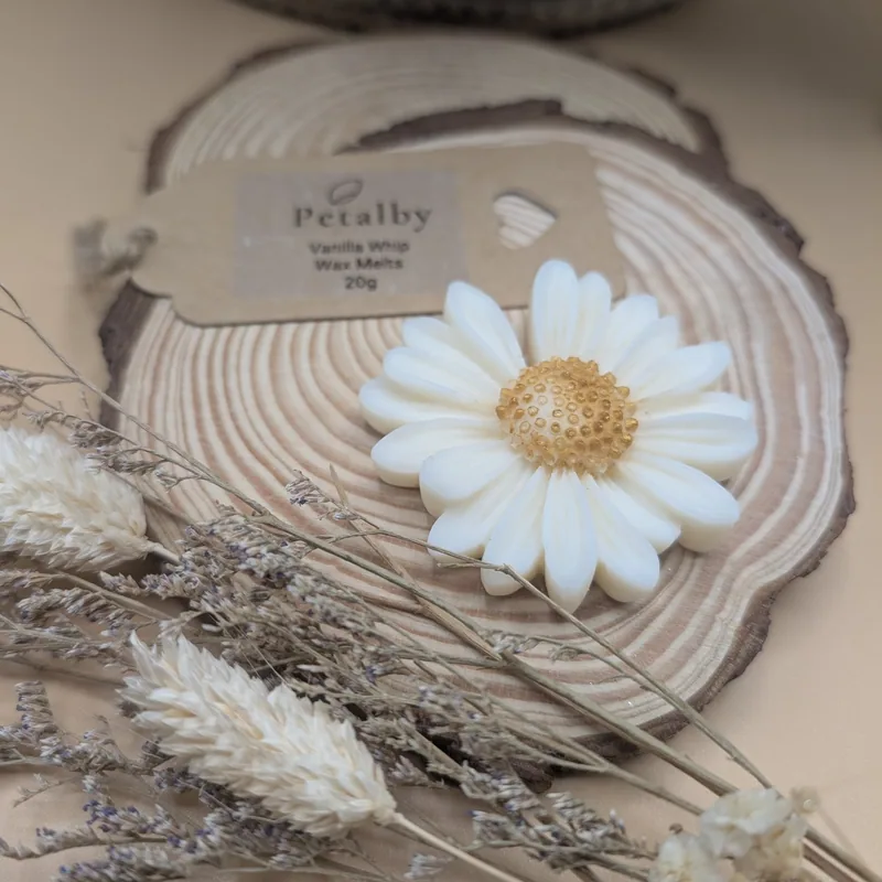 Vanilla Whip Flower wax melt — Petalby