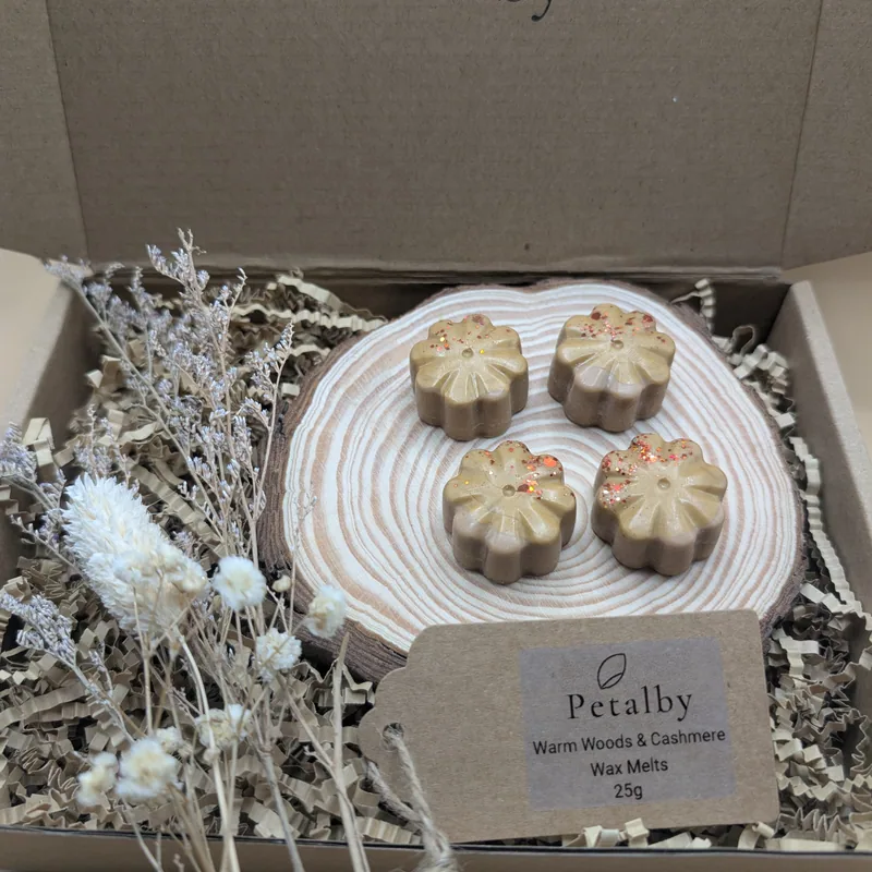 Warm Woods & Cashmere Wax Melts — Petalby